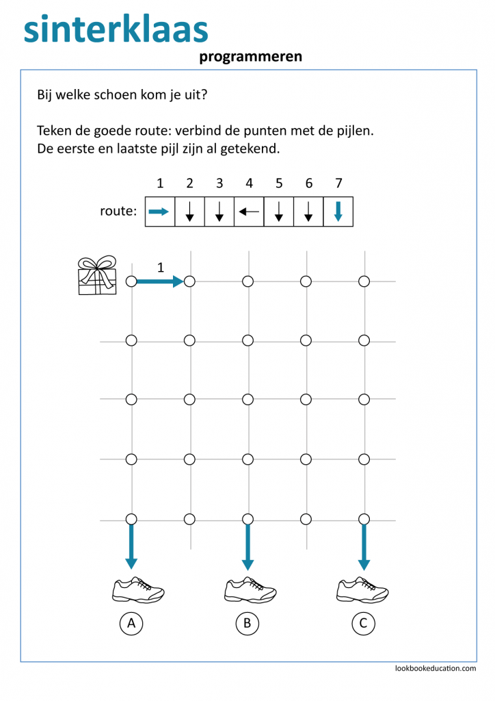 Werkblad Programmeren Sinterklaas Lookbookeducation Nl