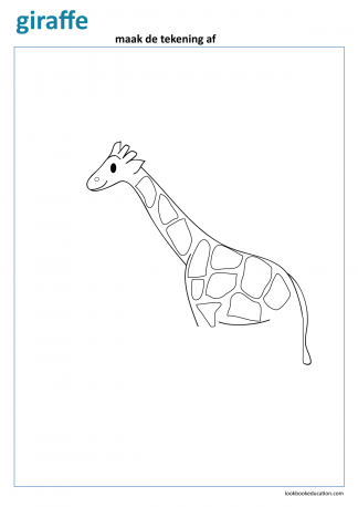 Werkblad_giraffe_tekenen
