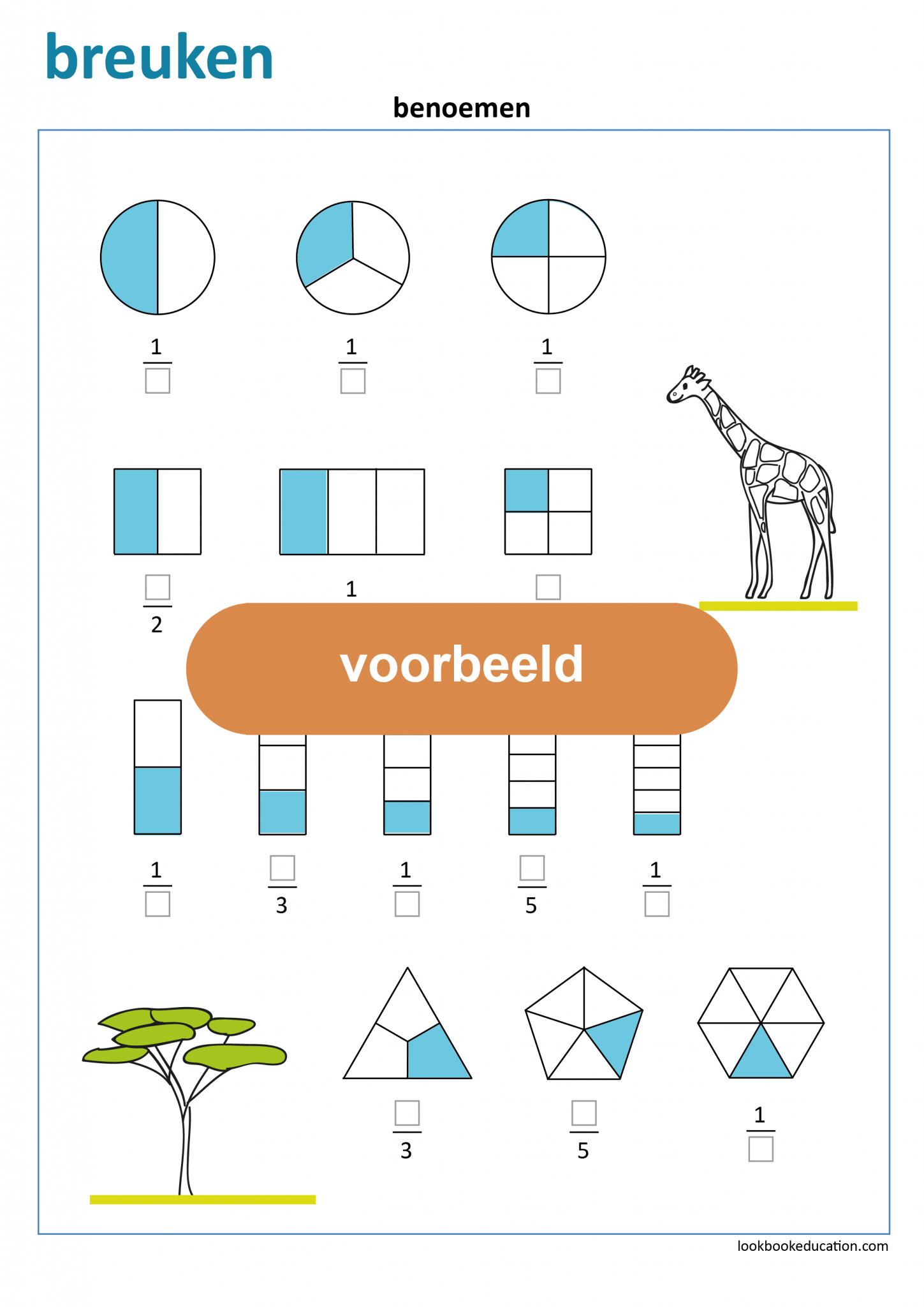 Werkblad Breuken Vergelijken - LookbookEducation.com/nl