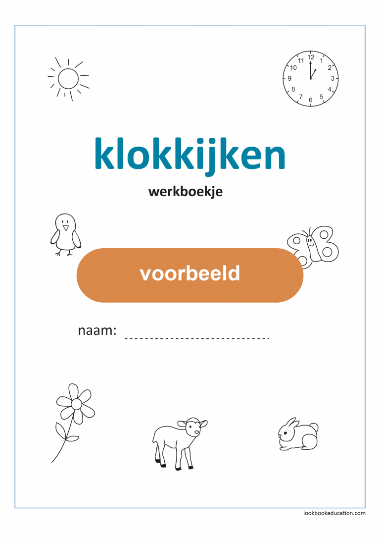 Werkblad Klokkijken Welke Hoort Erbij? - LookbookEducation.com/nl