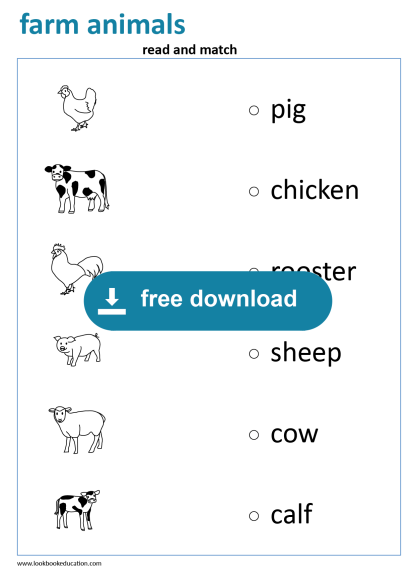 worksheet_read_farm_animals_en