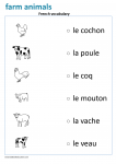 Worksheet Spanish Vocabulary Farm Animals - LookbookEducation.com