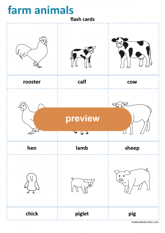 Farm Animals Worksheets 