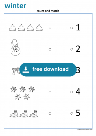 Worksheet_winter_counting_to_5